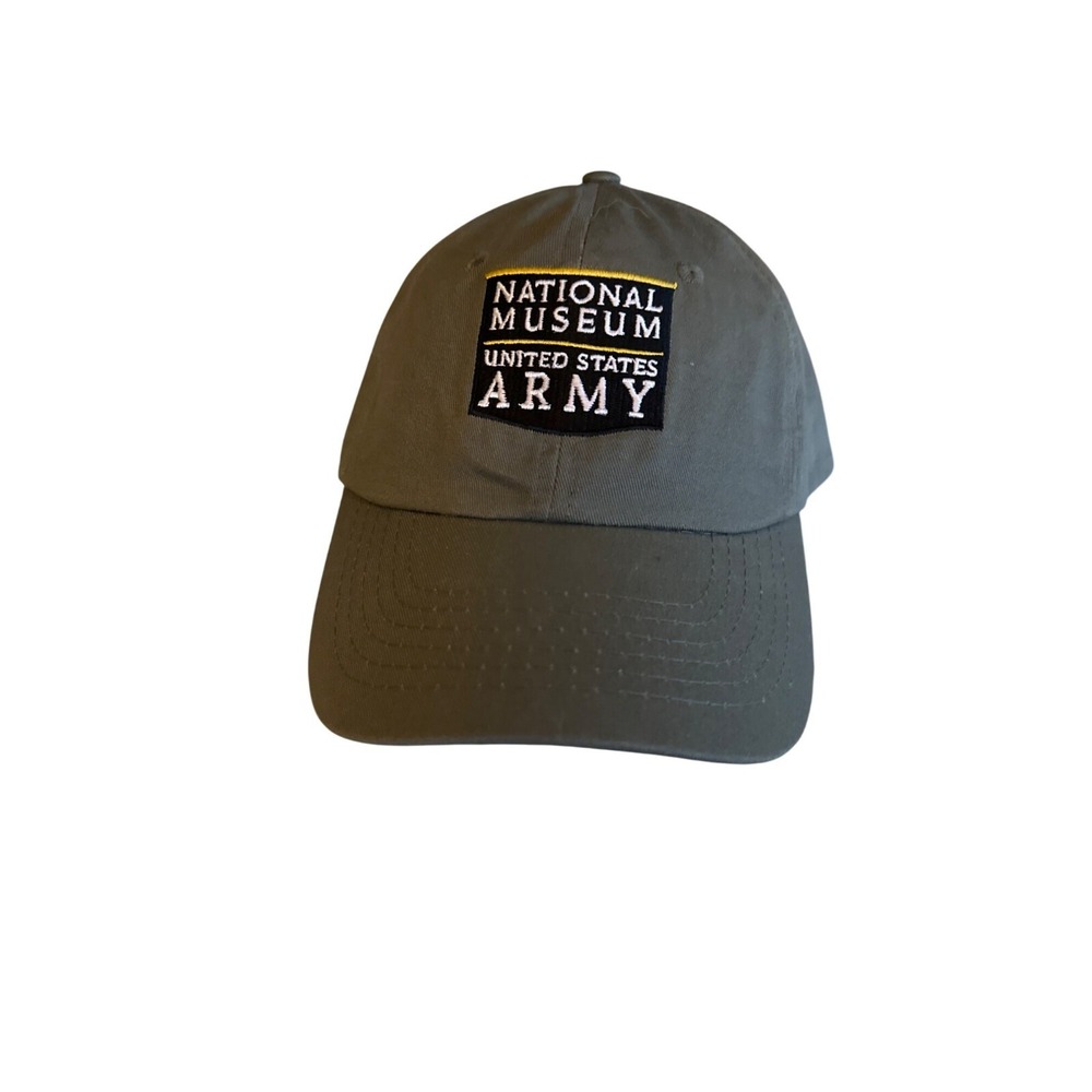 National Museum United States Army Hat‎ Founding Sponsor Adjustable Cap Gray